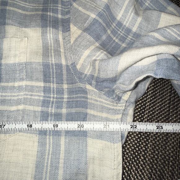 Rails Wyatt‎ Blue and Grey Button Up Shirt - Picture 6 of 6